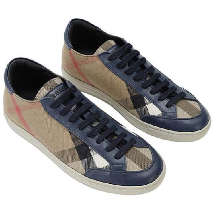 (W) Burberry Canvas Low Top 'Blue Brown Fashion' 圖 3