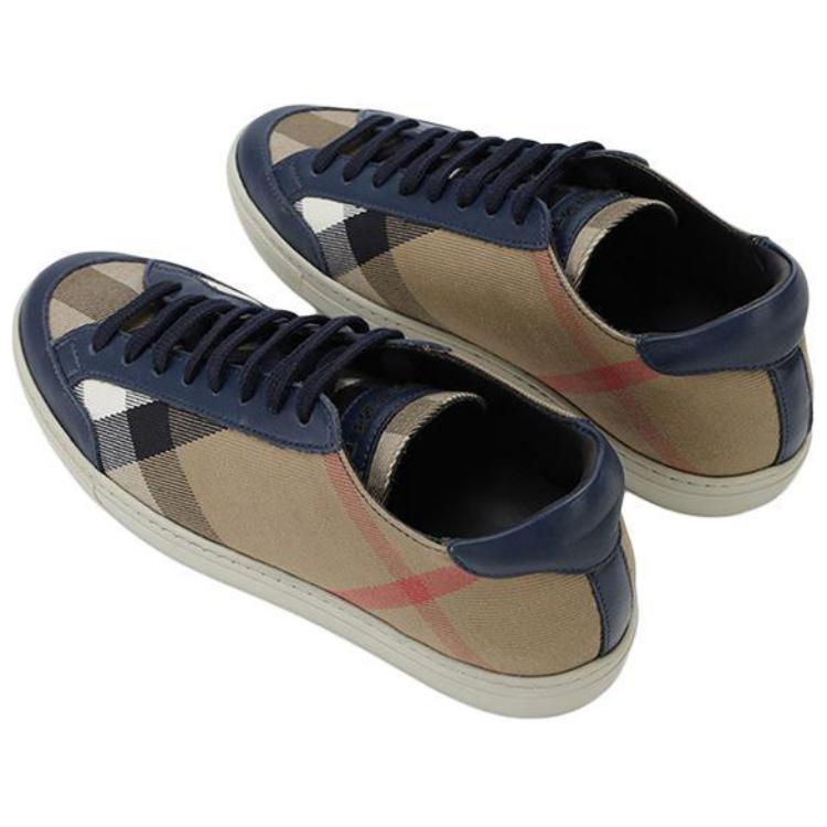 (W) Burberry Canvas Low Top 'Blue Brown Fashion' 圖 4