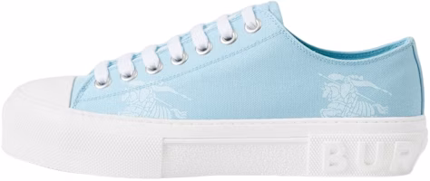 (Women) Burberry Canvas Low Top 'Equestrian Knight Print - Light Blue' 80699371 (Women) Burberry Canvas Low Top 'Equestrian Knight Print - Light Blue' 80699371