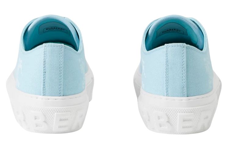 Purchase (W) Burberry Canvas Low Top 'Cetakan Ksatria Berkuda - Biru Muda' 80699371