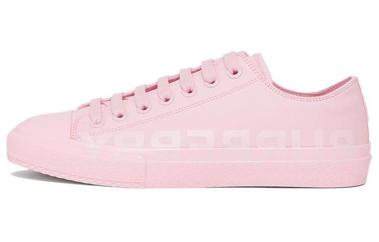 (W) Burberry Canvas Sneaker 'Orchid Pink Logo Print'