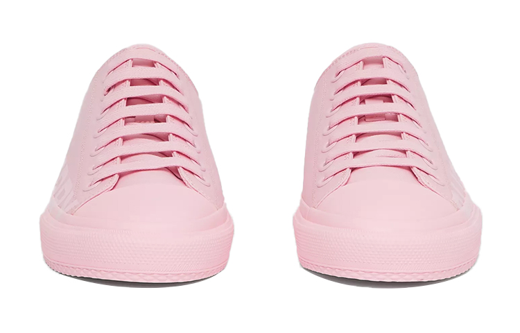 (W) Burberry Canvas Sneaker 'Orchid Pink Logo Print' 圖 3