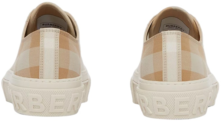 (W) Burberry Kasut Kanvas 'Soft Yellow Check' 80539901 Shop (W) Burberry Kasut Kanvas 'Soft Yellow Check' 80539901