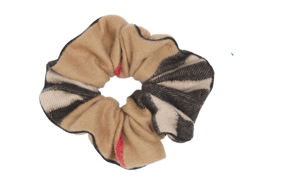 Shop (W) 博柏利女士棕色格纹休闲发绳。 8050716CAMEL