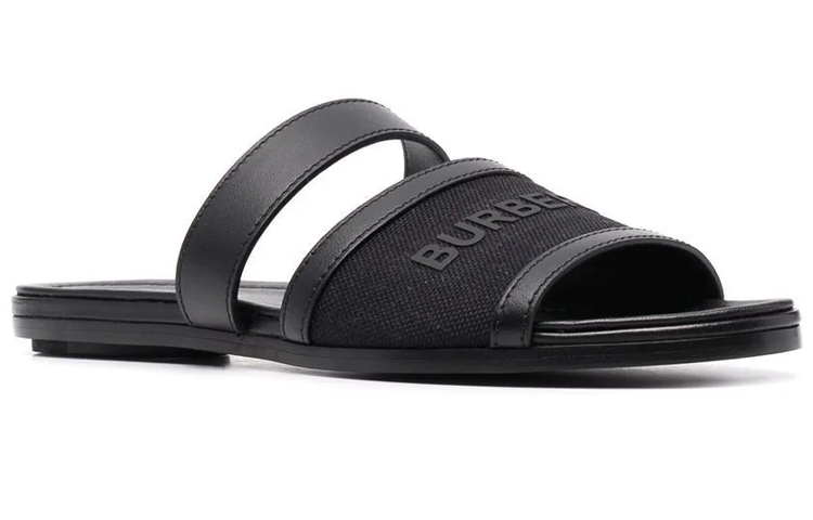 (W) Burberry Casual Fashion Sandals 'Black' 圖 2