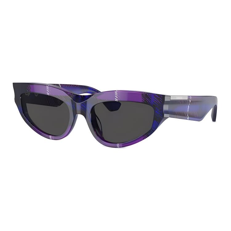 (Women) Burberry Cat-Eye Sunglasses Purple with Logo Temples for Women. BE4425U411387 圖 2