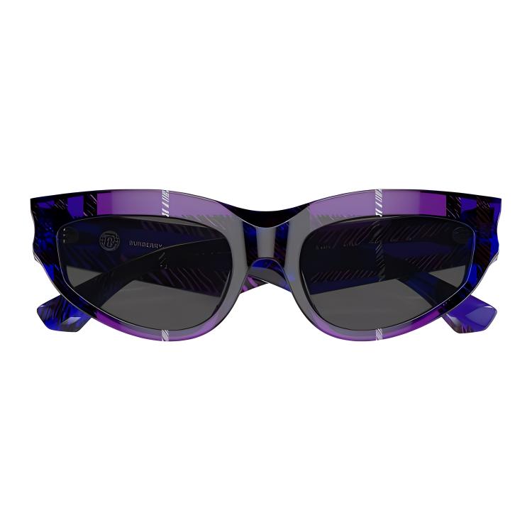 (Women) Burberry Cat-Eye Sunglasses Purple with Logo Temples for Women. BE4425U411387 圖 4