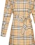 Cheap (W) Burberry 經典格紋長袖腰帶中長襯衫裙 - 復古黃 80139461