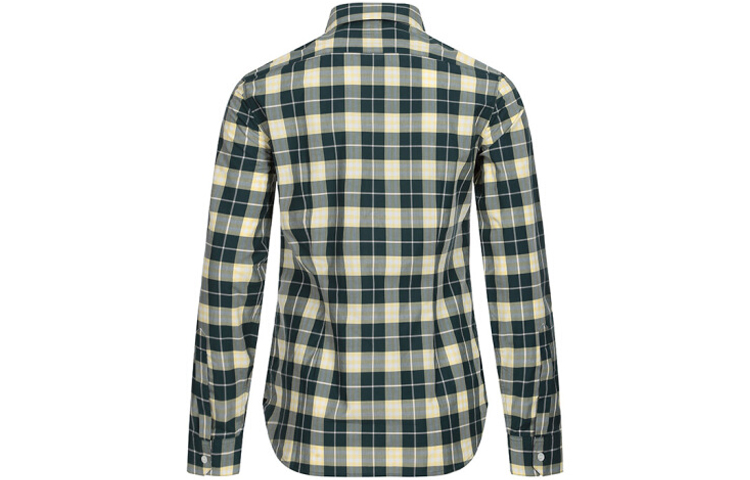 Lookbook (W) 博柏利深雪松绿色格纹长袖棉衬衫 80066861