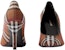 (W) Burberry Heels Tumit Tirus Kain Corak Kotak 'Coklat Pekat' 80655251
