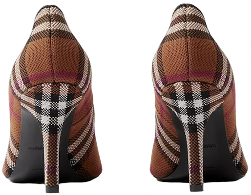 (W) Burberry Heels Check Fabric Hak Tinggi Motif Coklat Tua Plaid 80655251 Purchase (W) Burberry Heels Check Fabric Hak Tinggi Motif Coklat Tua Plaid 80655251