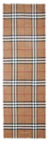 (Women) Burberry Check Fringe Edge Silk Scarf for Women. 8060956A7026 (Women) Burberry Check Fringe Edge Silk Scarf for Women. 8060956A7026
