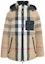 Buy (Women) Burberry Check Hooded Fitted Down Jacket Colorblocked 80334301