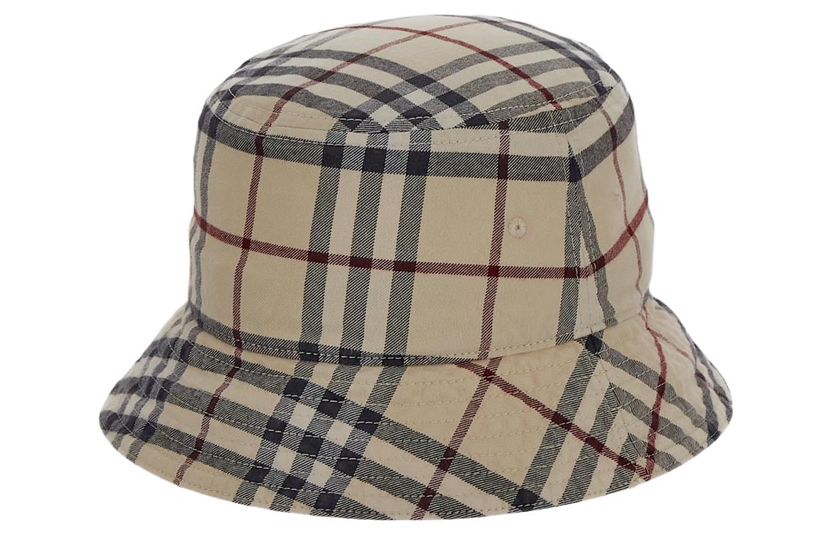 Shop (Women) Burberry Check Pattern Bucket Hat Women’s Khaki 8075650A1450