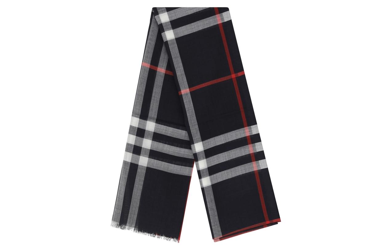 (Women) Burberry Check Pattern Wool Scarf Women’s Multiple Colors. 8078780