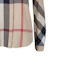 Sizing (W) Kemeja Lengan Panjang Kasual Burberry Cetak Kotak Khaki 40616521