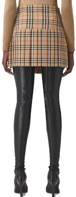 (W) 博柏利格纹短裙 棕色 弹性腰设计 80258321 Shop (W) 博柏利格纹短裙 棕色 弹性腰设计 80258321