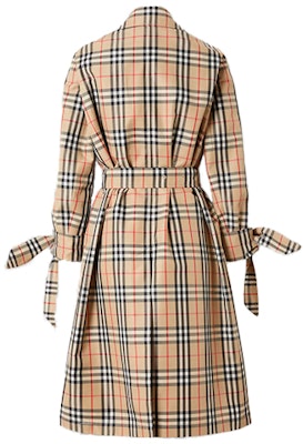 (W) Abrigo Casual Amarillo de Burberry con Estampado de Cuadros y Corte Clásico. 80322211 Lookbook (W) Abrigo Casual Amarillo de Burberry con Estampado de Cuadros y Corte Clásico. 80322211