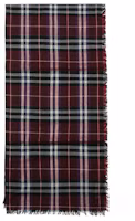 Lookbook (W) Burberry 經典格紋圍巾 酒紅色 4060992