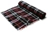Shop (Women) Burberry Check Scarf in Burgundy 4060992