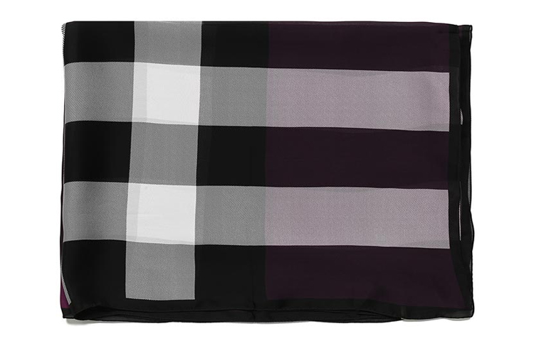 (Women) Burberry Check Scarf in Purple 4008411 圖 4