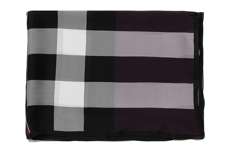 (Women) Burberry Check Scarf in Purple 4008411 圖 5