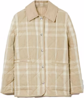 (Women) Burberry Checkered Diamond Collar Long Sleeve Jacket Women’s Soft Yellow Brown. 80660871 (Women) Burberry Checkered Diamond Collar Long Sleeve Jacket Women’s Soft Yellow Brown. 80660871