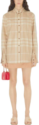 (W) Burberry 格紋菱形領長袖外套 女款柔黃色棕色。 80660871 Lookbook (W) Burberry 格紋菱形領長袖外套 女款柔黃色棕色。 80660871