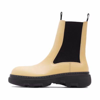 (W) Burberry Chelsea Boot 'Cream Calfskin'