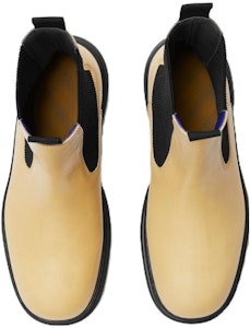 博柏利小牛皮舒適休閒短中筒切爾西靴女款奶油色 Order 博柏利小牛皮舒適休閒短中筒切爾西靴女款奶油色