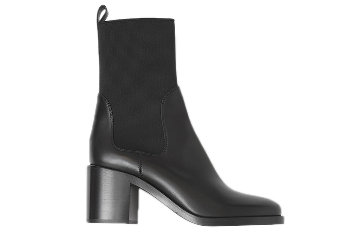 (W) Burberry Chelsea High Heel Boots 'Black' 圖 2