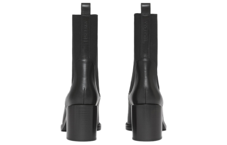 (W) Burberry Chelsea High Heel Boots 'Black' 圖 4