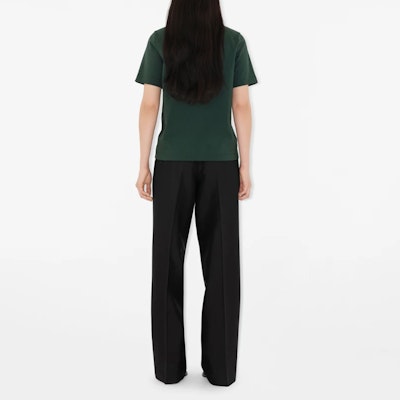 (Women) Burberry Cherry Print Crewneck Short Sleeve T-Shirt Women’s Fir Green 80896911 Purchase (Women) Burberry Cherry Print Crewneck Short Sleeve T-Shirt Women’s Fir Green 80896911