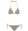 Order (Women) Burberry Classic Check Bikini Two-Piece Halter Swimsuit Brown 80090081