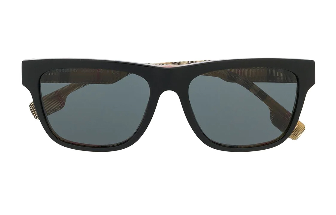 (Women) Burberry Classic Check Black Acetate Square Sunglasses for Women. BE4293380687380687 圖 3