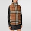 Shop (W) バーバリー クラシックチェック ダウンベスト バーチブラウン 80361351