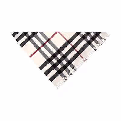 (Women) Burberry Classic Check Wool Scarf Women’s Black White 40654211