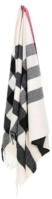 (Women) Burberry Classic Check Wool Scarf Women’s Black White 40654211 Purchase (Women) Burberry Classic Check Wool Scarf Women’s Black White 40654211