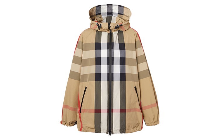 (Women) Burberry Classic Check Zip Trench Coat with Drawstring Cuffs Beige 80334401 圖 2
