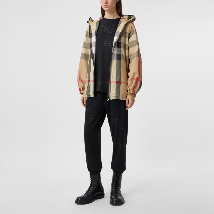 (Women) Burberry Classic Check Zip Trench Coat with Drawstring Cuffs Beige 80334401 圖 3