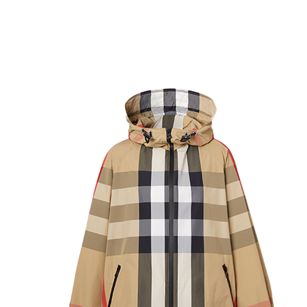 (Women) Burberry Classic Check Zip Trench Coat with Drawstring Cuffs Beige 80334401 圖 6