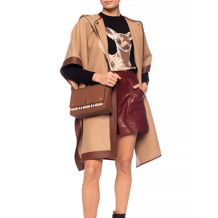 (Women) Burberry Classic Deer Sweater Black 80262971 圖 6