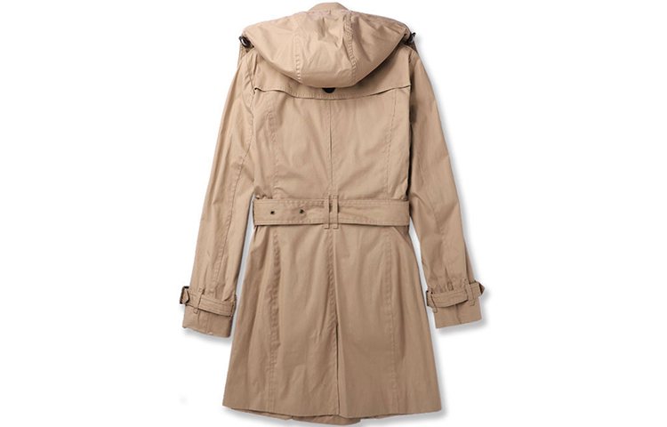 Lookbook (W) Burberry經典可拆帽長版風衣卡其色 39649341
