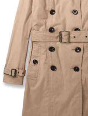 (W) Burberry經典可拆帽長版風衣卡其色 39649341 Details for (W) Burberry經典可拆帽長版風衣卡其色 39649341