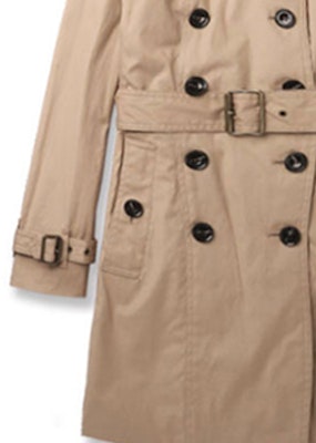 (W) Burberry經典可拆帽長版風衣卡其色 39649341 Cheap (W) Burberry經典可拆帽長版風衣卡其色 39649341