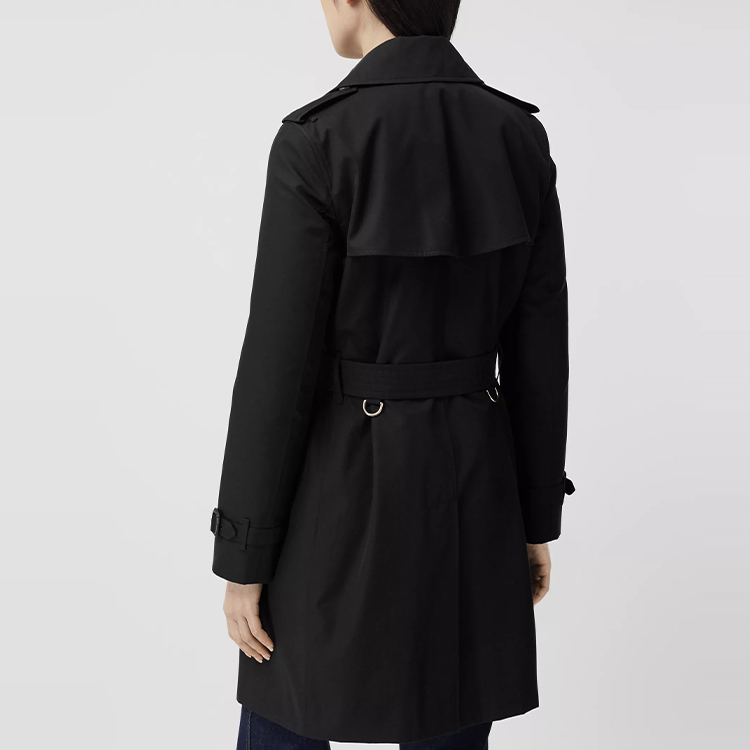 (Women) Burberry Classic Double-Breasted Black Trench Coat 80195771 圖 4