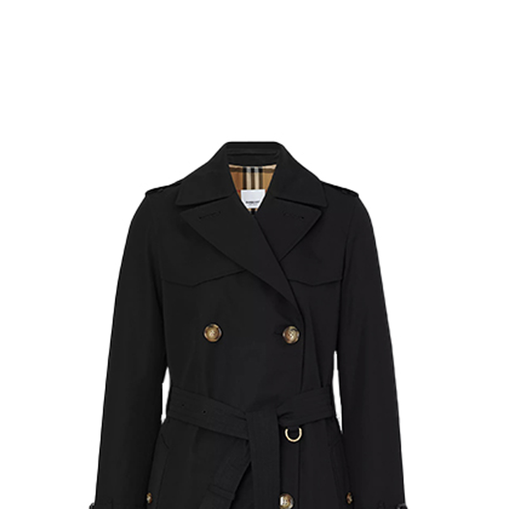 (Women) Burberry Classic Double-Breasted Black Trench Coat 80195771 圖 6