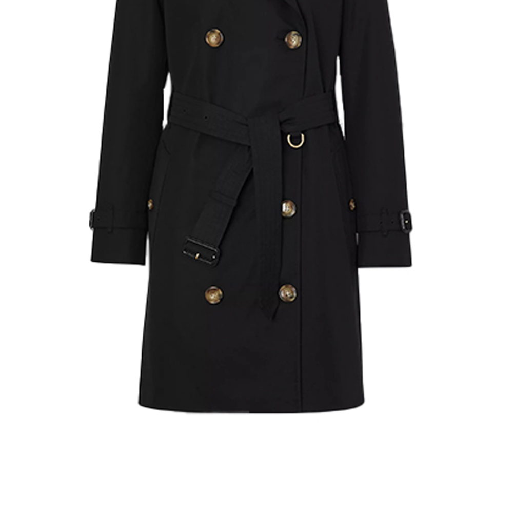 (Women) Burberry Classic Double-Breasted Black Trench Coat 80195771 圖 7