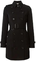 (Women) Burberry Classic Double-Breasted Long Sleeve Black Trench Coat 39004531 (Women) Burberry Classic Double-Breasted Long Sleeve Black Trench Coat 39004531