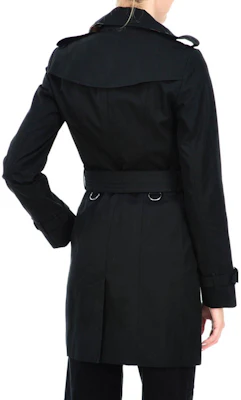 (Women) Burberry Classic Double-Breasted Long Sleeve Black Trench Coat 39004531 Purchase (Women) Burberry Classic Double-Breasted Long Sleeve Black Trench Coat 39004531
